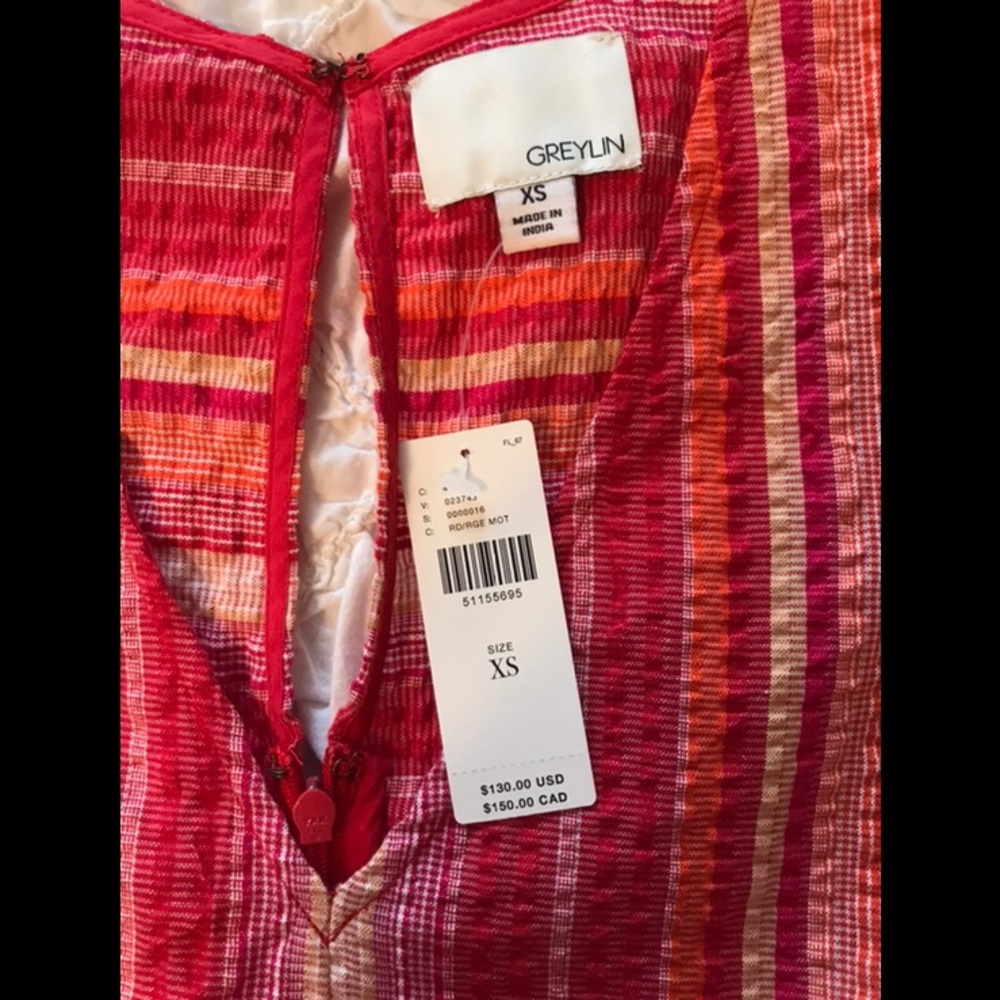 NWT Anthropologie Reva Striped Romper by Greylin - Picture 5 of 6